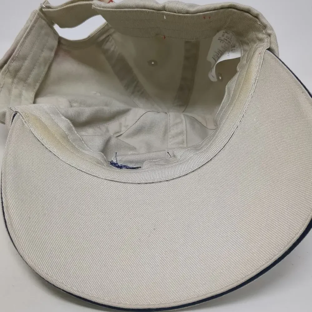 Xcaret Baseball Cap Beige OSFM Riviera Maya Cancun Mexico Toucan Slideback Hat